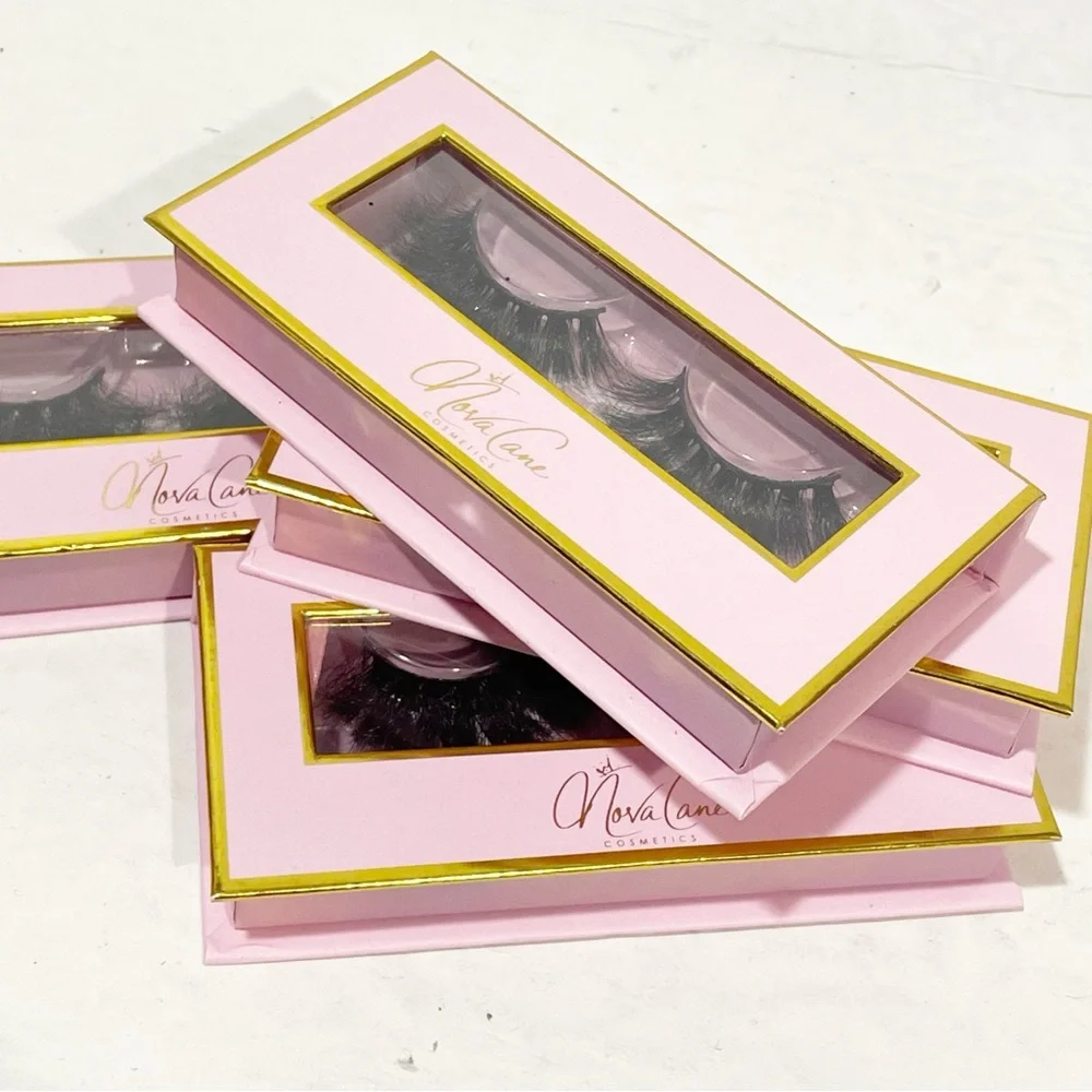 Nova Cane‎ Cosmetics Eyelash Bundle Lot of 4 NEW Black